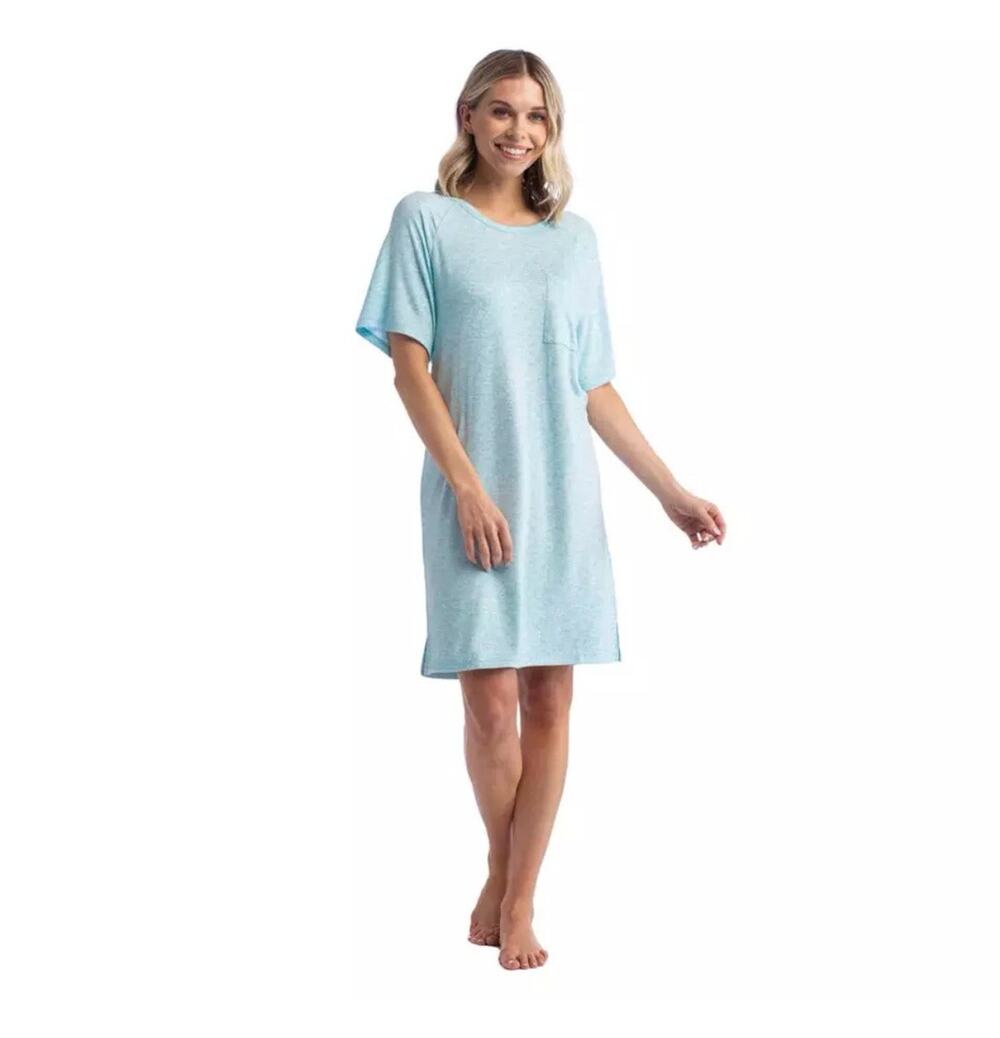 Softies Dream Reglan Sleep Shirt sz XS Heather Glacier Blue 0/2